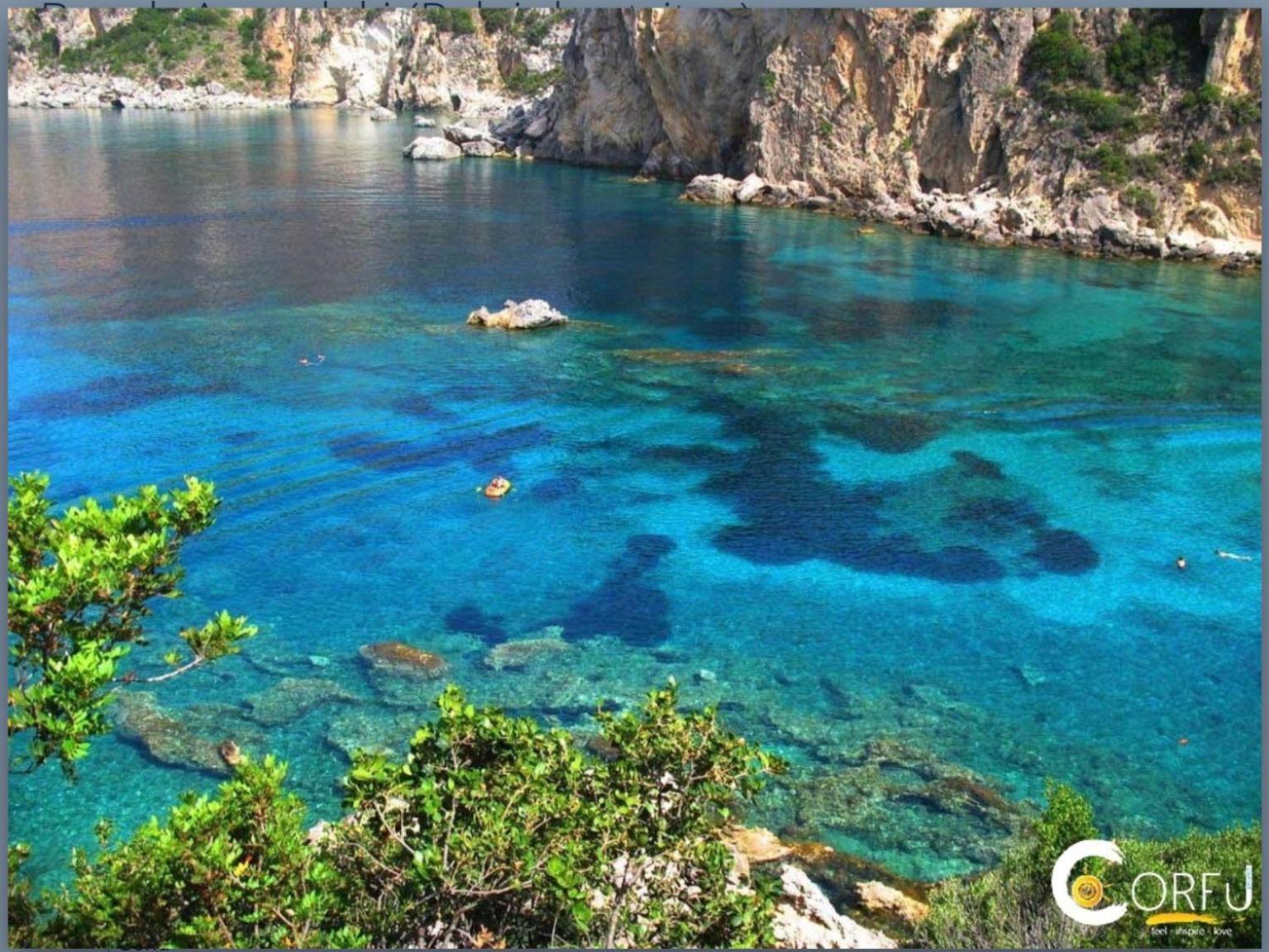 Villa Ampelaki "30 Meters To Beach" Paleokastritsa Exteriér fotografie